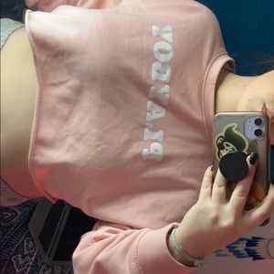 Playboy cropped long sleeve